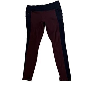 Athleta Womans Large Tight Purple Legging Yoga Pants Pullons